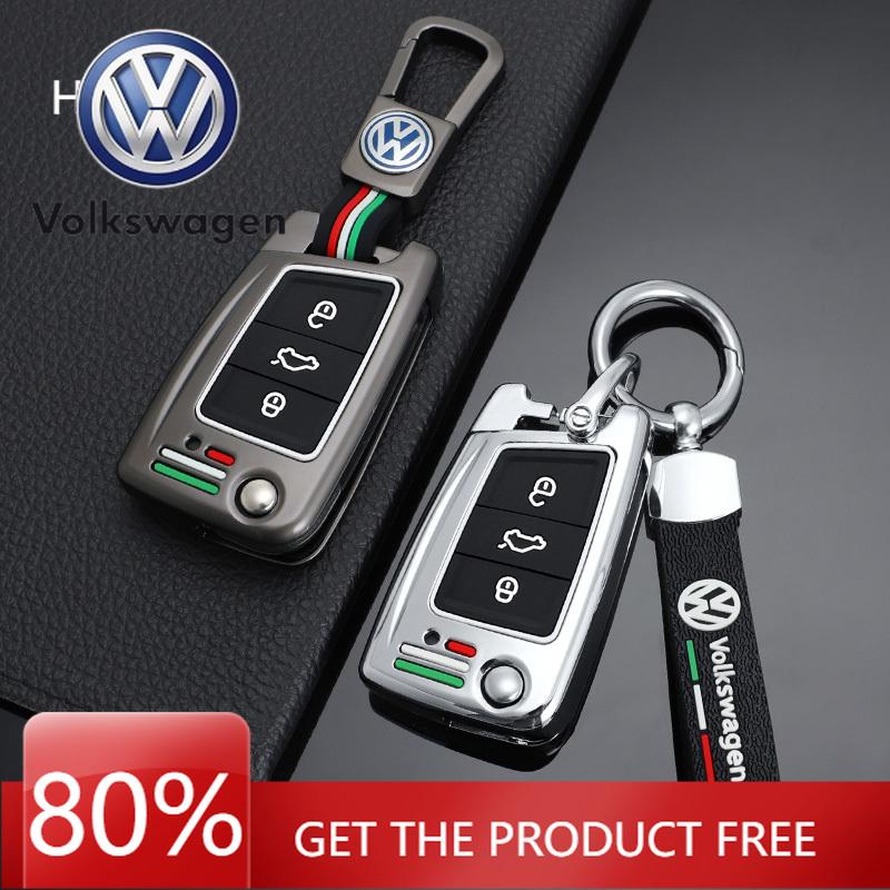 Pentru VOLKSWAGEN Aliaj de Zinc Gel de Siliciu Carcasă Cheie Flip Auto Acoperire Completă Carcasă Fob Pentru VW Volkswagen Golf 7 MK7 Tiguan MK2 Lanț Cheie Auto