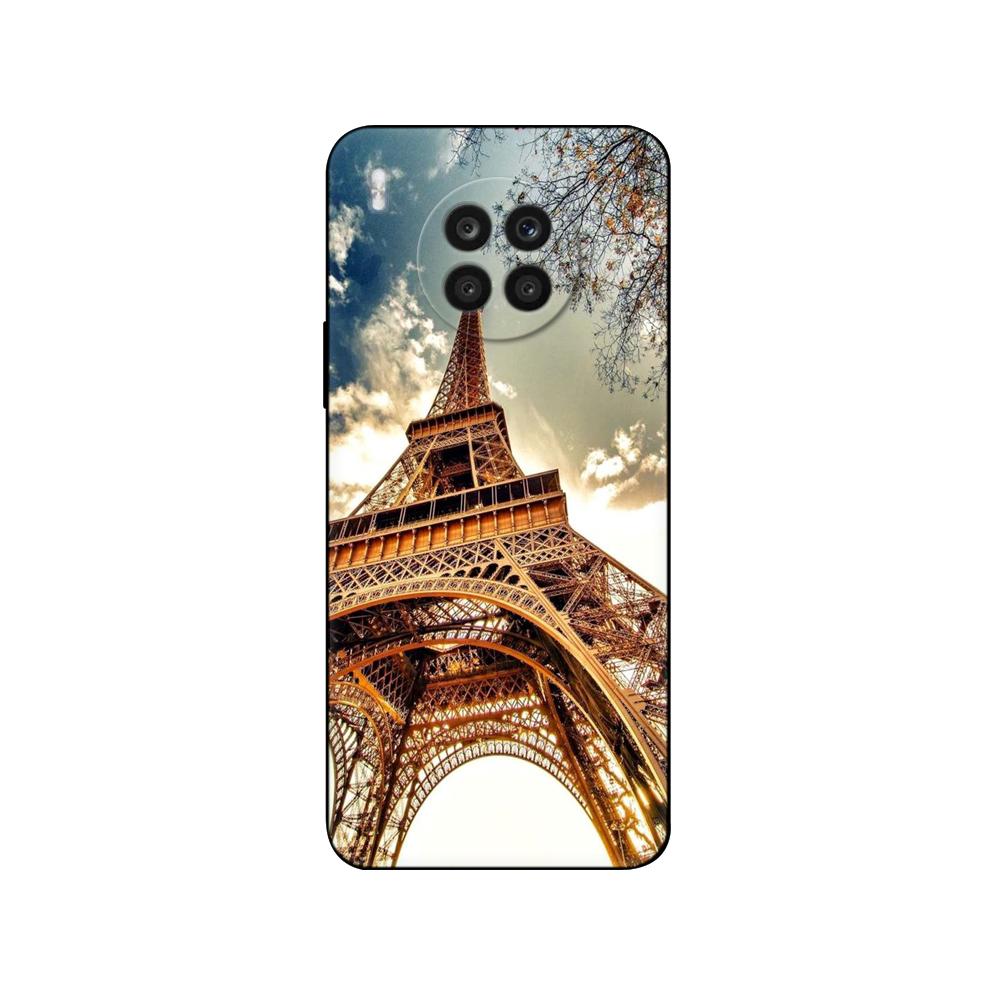 For Honor 50 Lite Case 6.67inch Silicon Back Cover Phone Case For Huawei Honor 50 Lite Case Bumper 50Lite Light Black Tpu Case