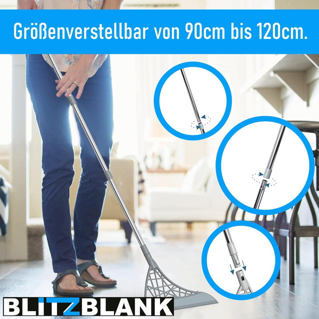 BLITZBLANK Magic Broom Silicone Sweeping Broom Mop Floor Wiper Cleaner