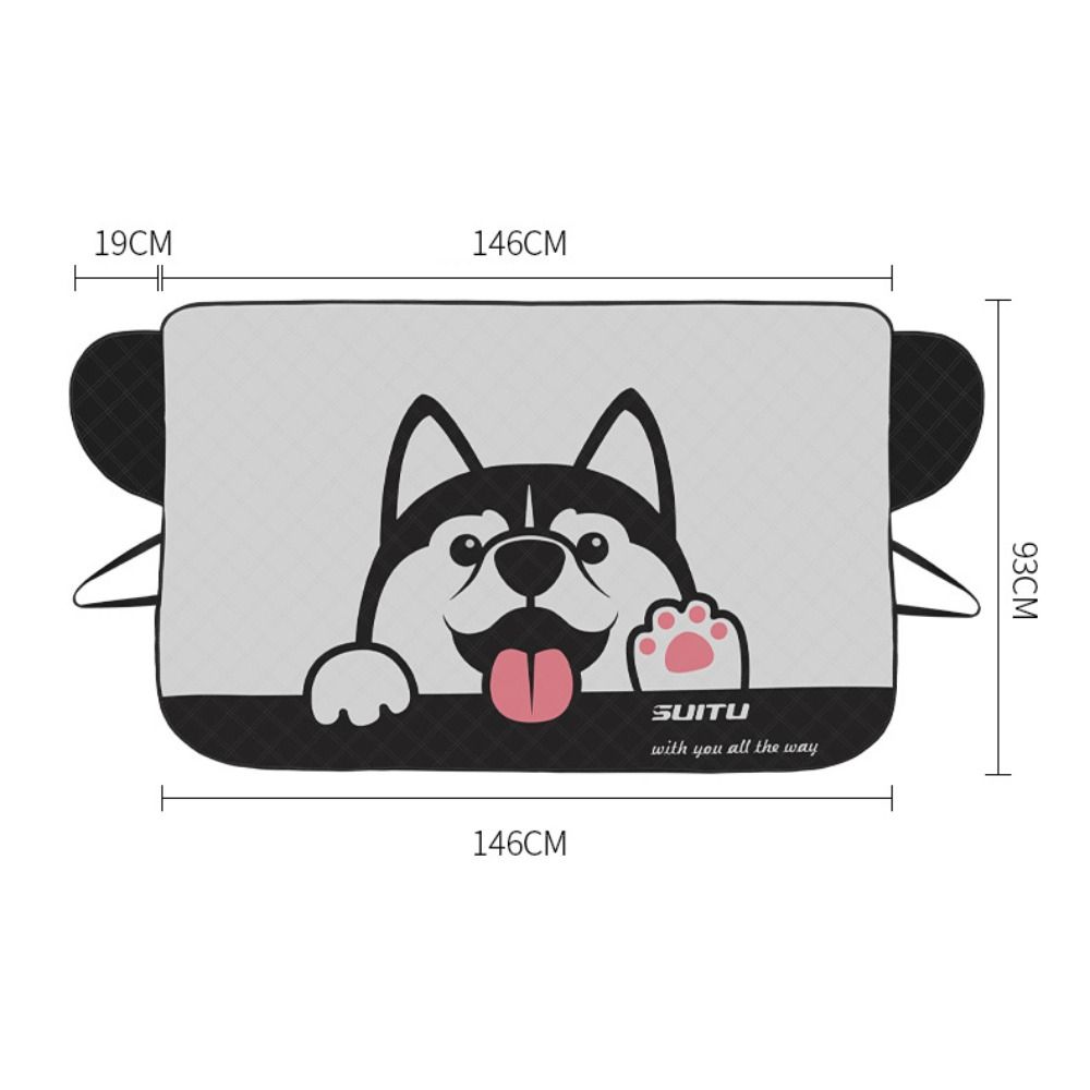 Cartoon Front Window Frost Blanket Anti-frost Car Accessories New Heat-insulating Cover Frost