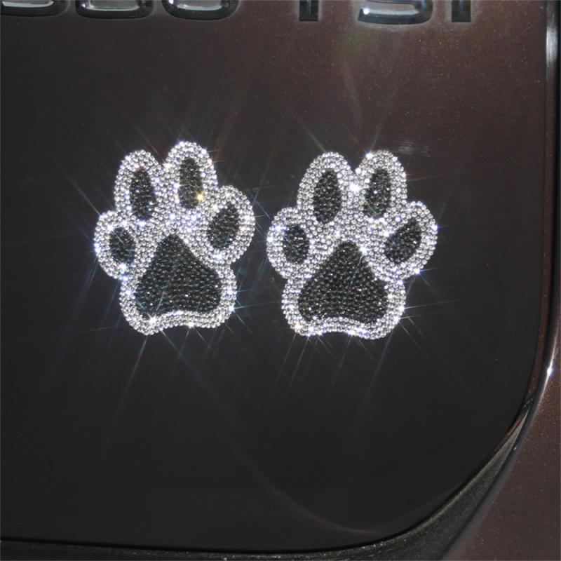 1~5PCS Dog Claws Bear Paw Stickers Colorful Stable Safety Material Car Accessories Car Body Sticker Universal