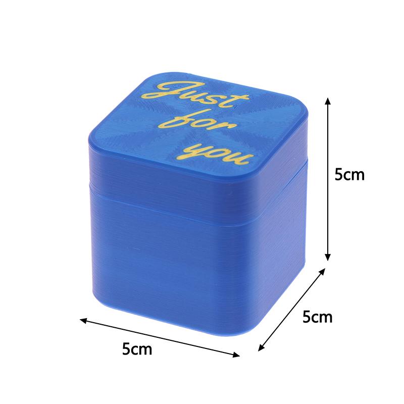 1 Bucată Imprimare 3D Deget Mijlociu Cutii Cadou de Crăciun Deget Mijlociu în Cutie Artizanat Decorativ Creativ Amuzant Joc de Familie Cadou Jucărie