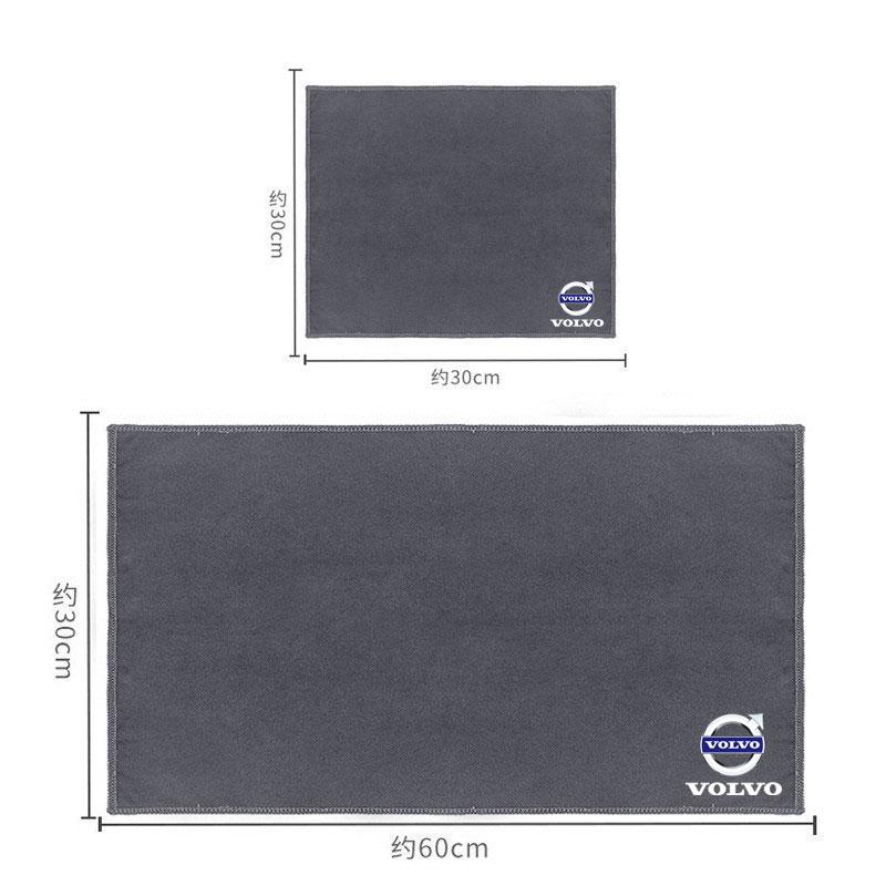Car Cleaning Towels That Do Not Shed Hair Or Leave Marks Absorbent Cloth Sticker For Volvo xc60 xc90 v40 v60 v50 s60 Accessories
