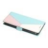 Cubot P80 Leather Case: Three-Color Patchwork Design with Contrast Card Slot for Max 5 5G Protection