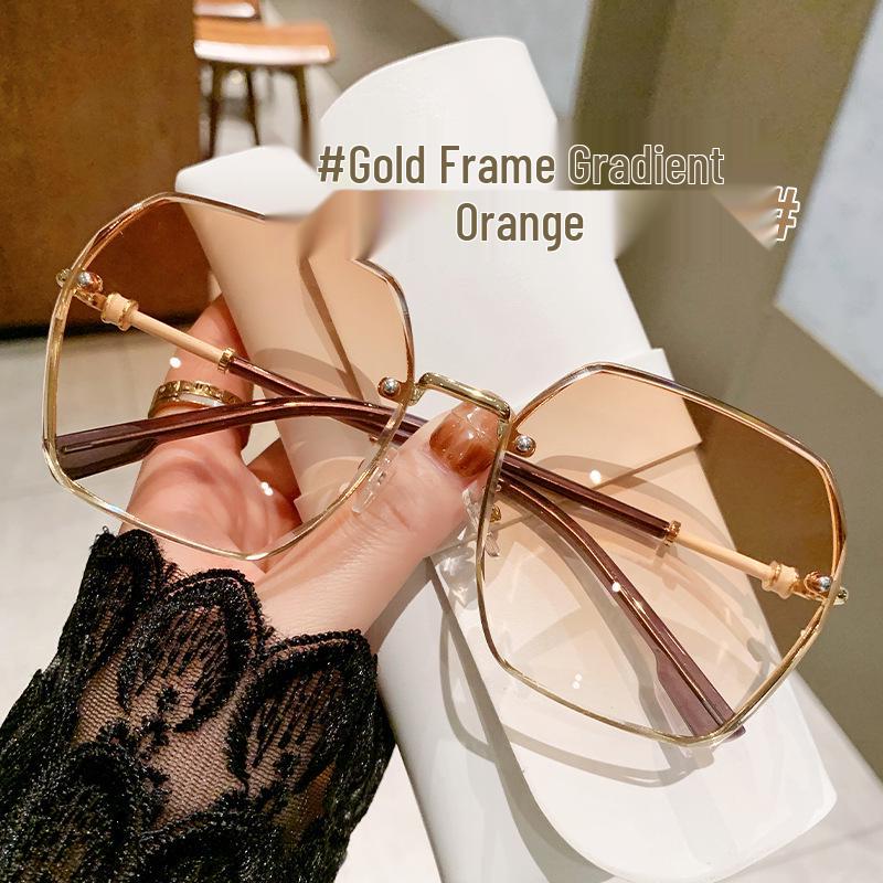 Dámské luxusní módní sluneční brýle - Letní UV ochrana, Zúžující design pro velkou tvář