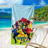 Ultra-weiches Strandtuch mit dem Wiggles-Thema, ideal für Pool - Camping, Tauchen - Perfekter Reisebegleiter, Lebendiges Strandtuch.