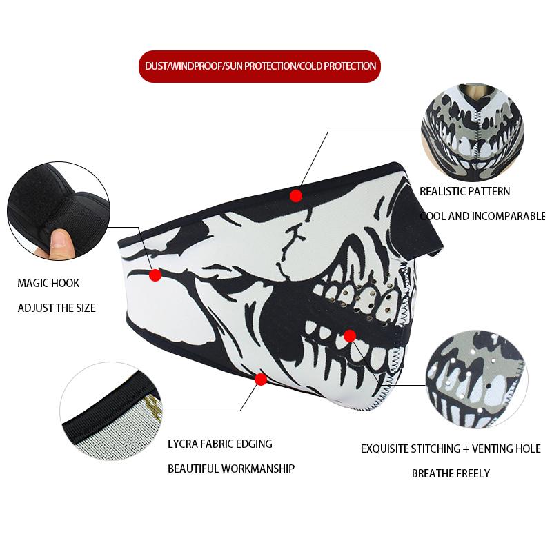 Buy Half Face CS tactica Mask Halloween Cool Mask Mens Outdoor Sport