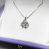 Small And Delicate Christmas Tree Necklace, Colorful And Sweet Holiday Gifts, Sparkling Pendant Jewelry