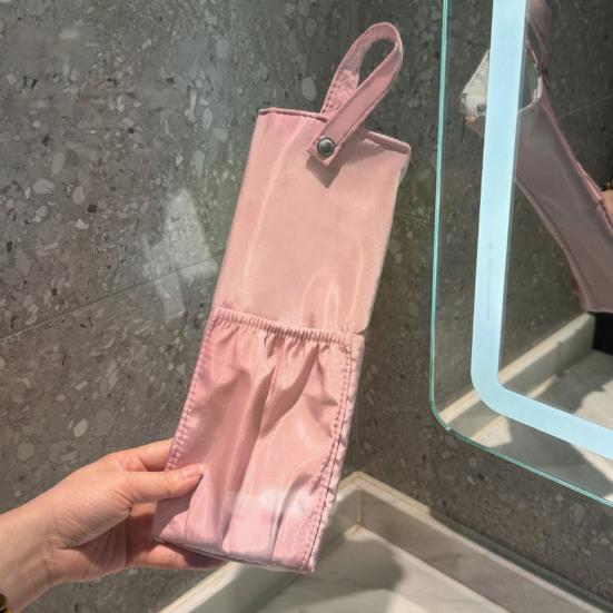Haarglätterhalter Hitzebeständig Lockenstabtasche Wasserabweisend Knopfverschluss Haargerätehalter Arbeitsplatten-Schutz Haargeräte-Organizer
