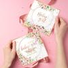 40pcs Sweet Baby Girl Napk Rose Gold Baby Shower Napk Disposable Watercolor Pink Floral It's a Girl Paper Napk for Girls Baby Shower Party Supplies