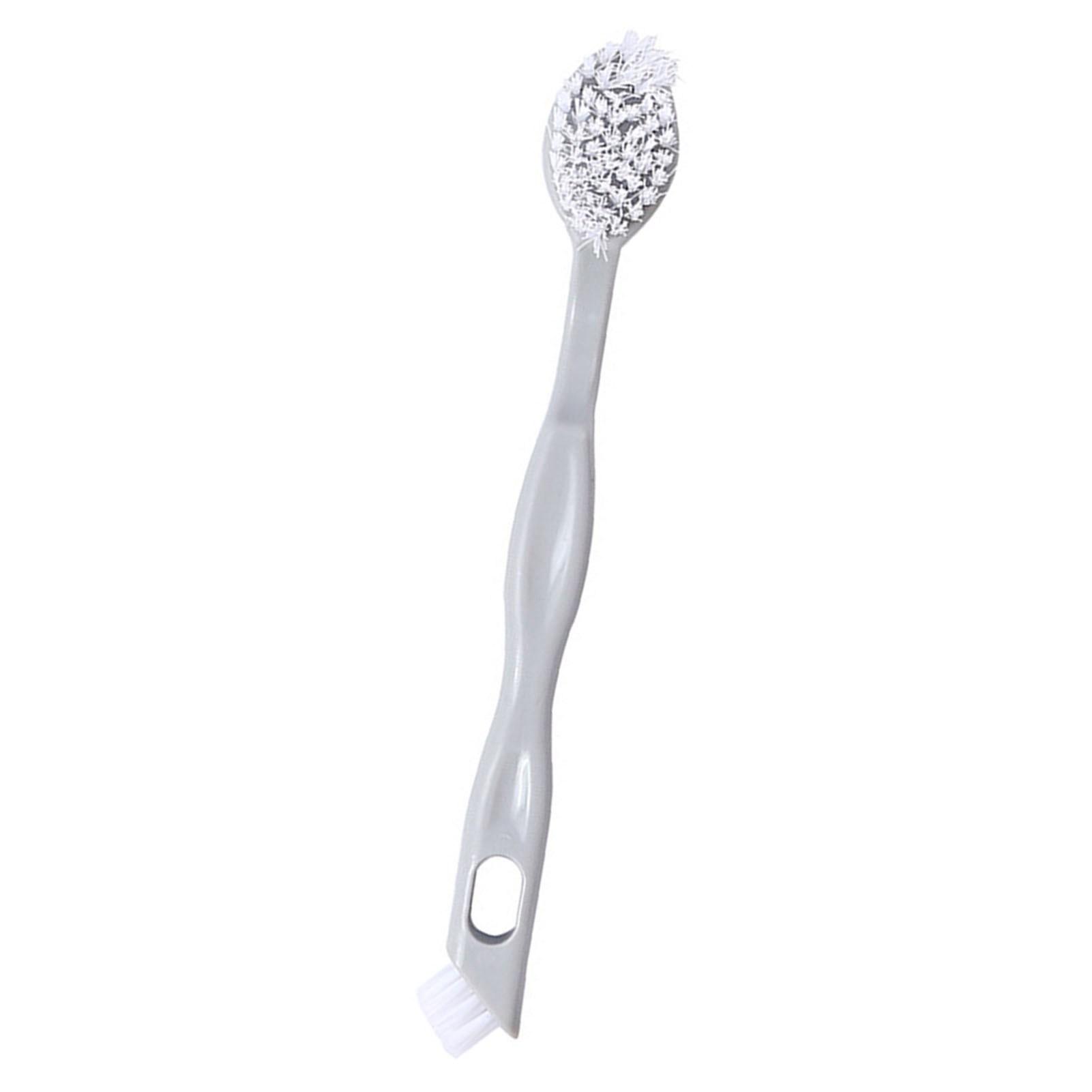 

Dual Hd Shoe Brush Handle Clning Brush Soft Hanging Hole Plastic Comfortable Grip Shoe Scruber