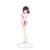 Swimsuit Party Time Hololive Vtuber Anime Figures Cosplay Acrylic Stands 15cm Model Mococo Kobo Ayame Desk Decor Standing Sign G