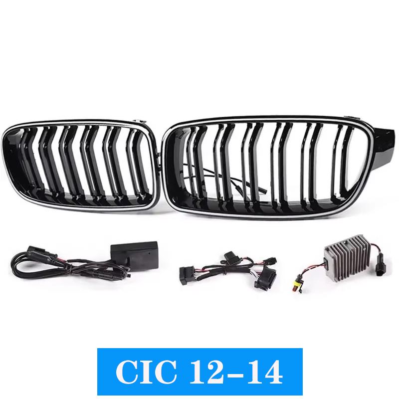 For BMW 3 Series F30 F31 F35 LED Car Front Bumper Racing Grille Grill  320i 325i 328i  2013-2019 Grilles Kidney Racing Grills