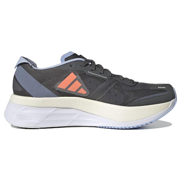 New Adidas Adizero Boston 11 'Grey Coral Fusion' Women's HQ3698