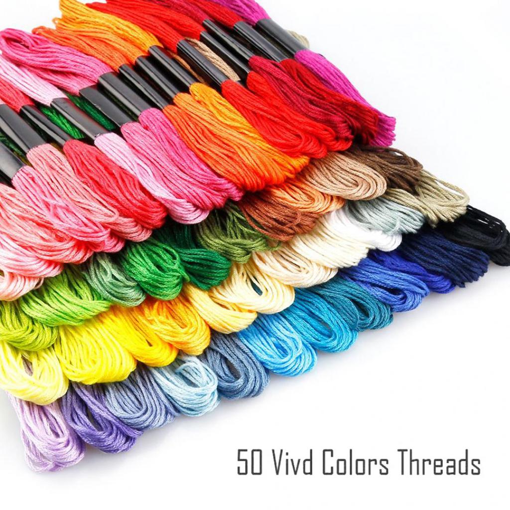 12 X 7m Color Hilo de Bordar Coser Algodón Madejas Cruz Trenzado Craft UK 12 X 7m Color Hilo de Bordar Coser Algodón Madejas Cruz Trenzado Craft UK
