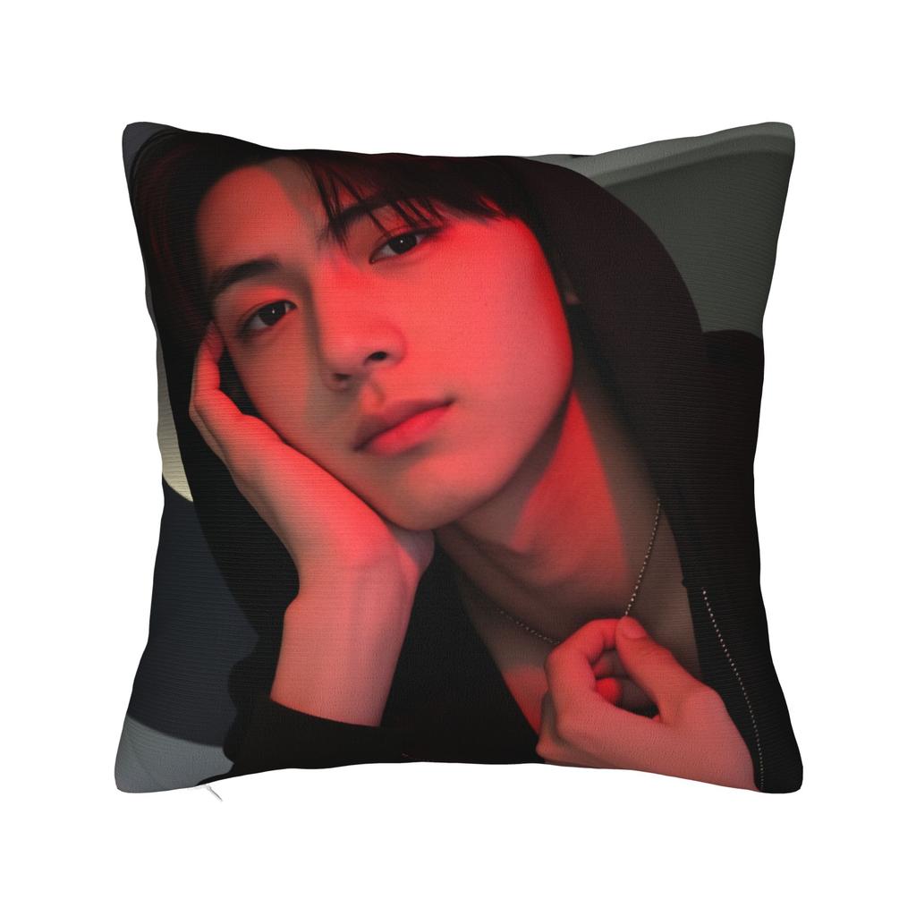Jay Kpop Style Boy Pillowcases Novelty Pillow Case For Living Room Bed Chair Print Pillow Cover