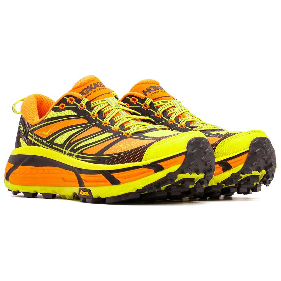 HOKA Mafate Speed 2 Electric Tangerine Men Sneakers Orange Citrus 1126851-ERN