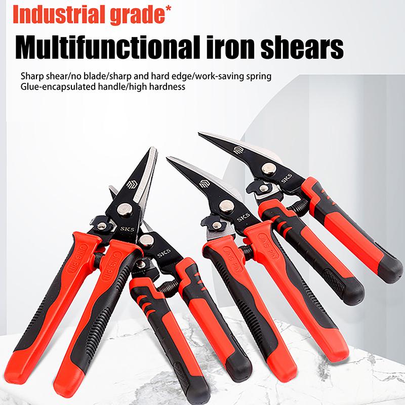 Aviation Scissor Snips Metal Sheet Snip Scissors Industrial Cutter Multipurpose Carpet Cutting Scissors