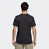 adidas Round Neck Short Sleeve Sports Training Black Men's CW3927