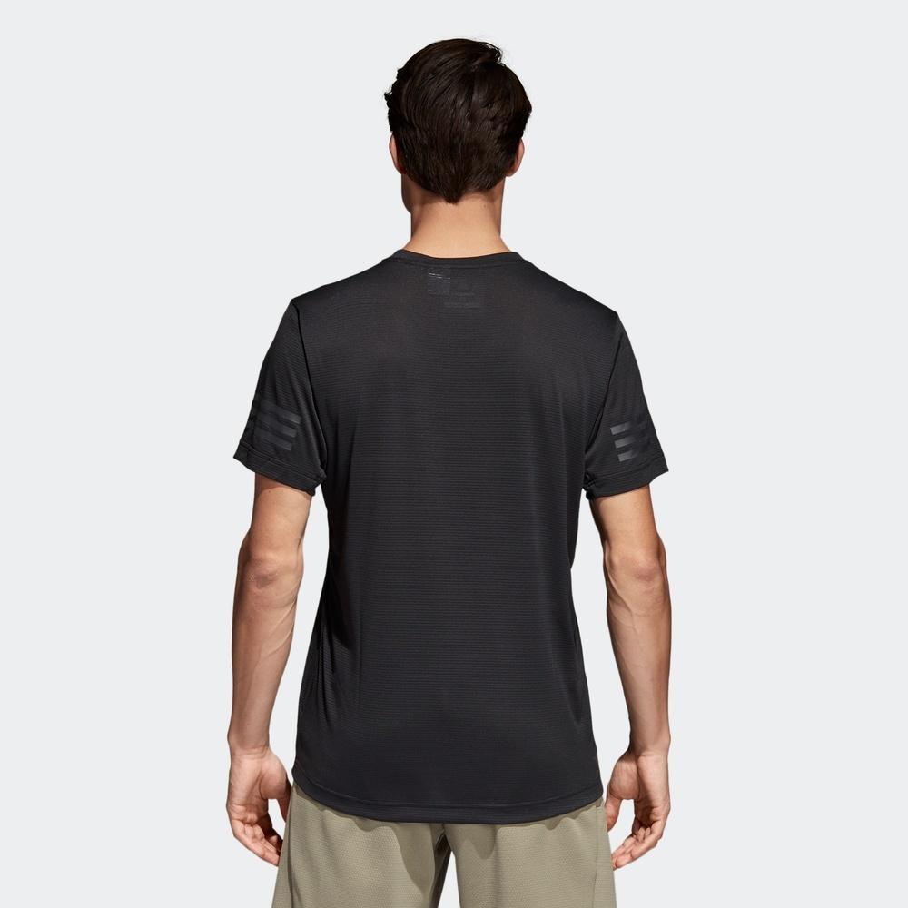 adidas Round Neck Short Sleeve Sports Training Black Men's CW3927