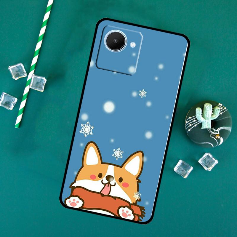 Süßer Cartoon Corgi Für Realme 15 14 13 12 11 10 Pro Plus C65 C67 C63 C61 C55 C51 C53 C35 C75 GT6 GT7 Pro Hülle