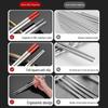 Meichu 316L Stainless Steel Individual Serving Chopsticks - 2 Pair Set