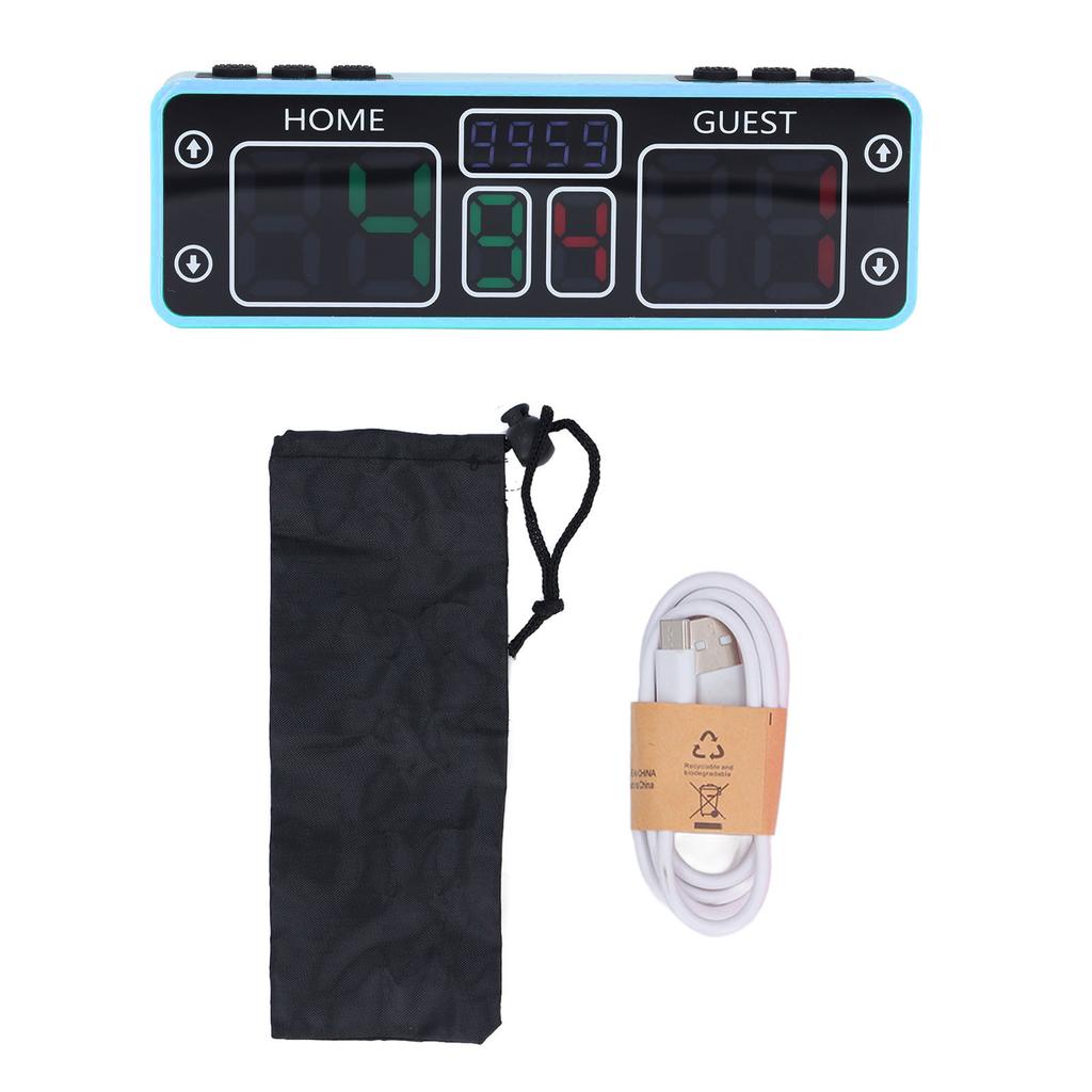 Electronic Scoreboard LED 10 Digit Touch Magnetic Rechargeable Digital Scoreboard with Buttons DC 5V