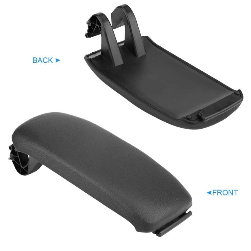 Car Black/Beige/Grey Cloth Leather Center Console Armrest Lid Cover for A3 8P / A5 2003‑2013 8P0864245P