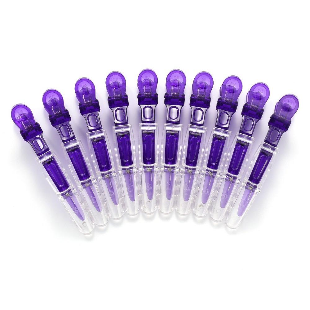 

10 шт. зажимы для волос, парикмахерские зажимы для салонов красоты, заколки для волос, пластиковые заколки для волос из кожи аллигатора для женщин