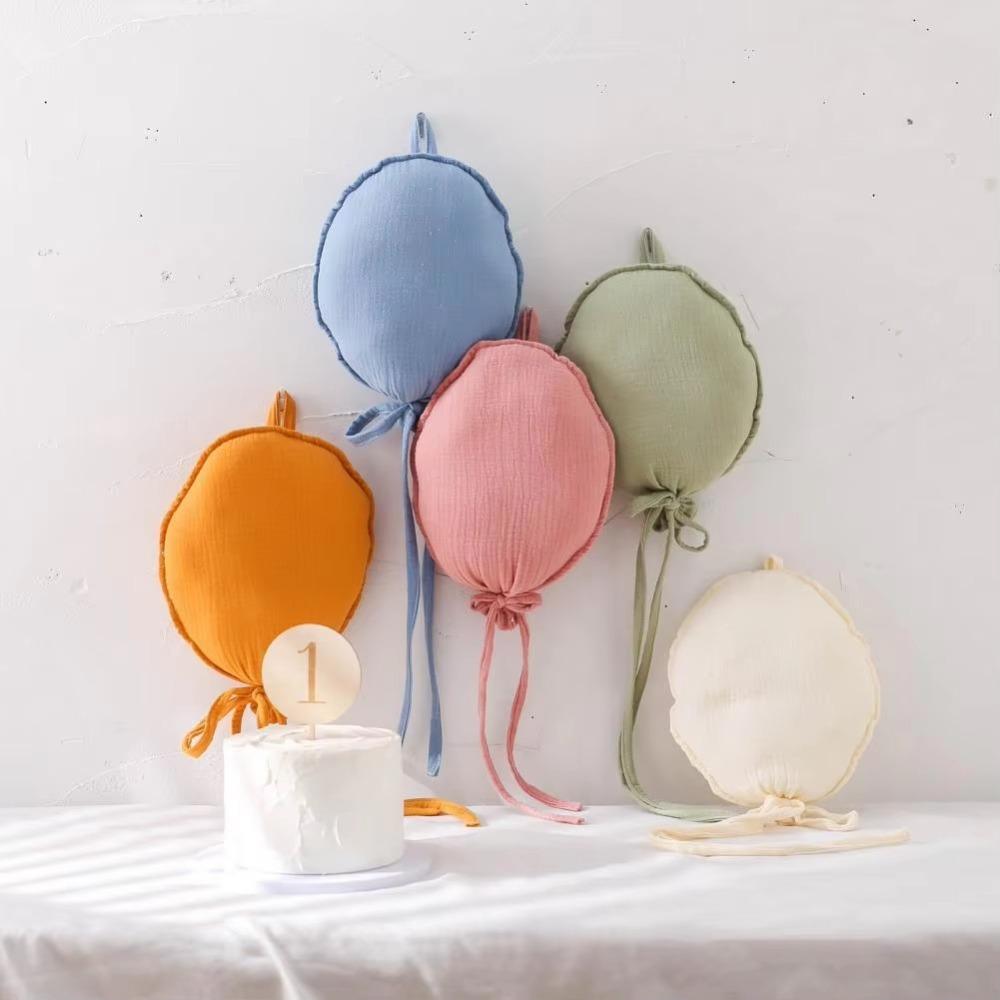 

Cozy Cotton Balloon Pendant Cloth Kids Balloon Pillow Baby Balloon Decor For Newborn бежевий