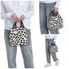Orange Leopard Insulated Lunch Bag for Kids School Cooler Thermal Food Box Tote Portable Lunch Boxes Container