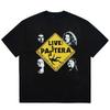 2025 PANTERA Panther Pandora Heavy Metal Band Hipster Print T-shirt Male and Female Rock Short Sleeve Cotton Luxury Brand