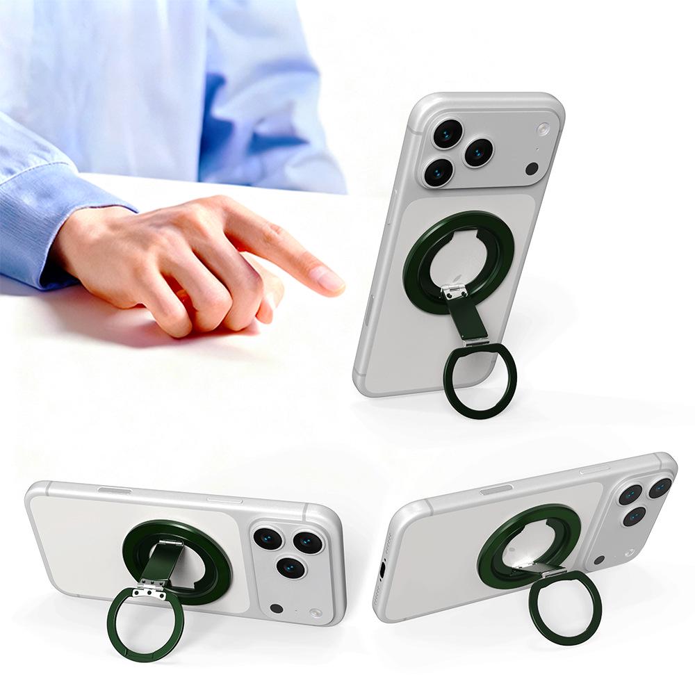 Triple-Rotating Magnetic Phone Ring Holder & Stand