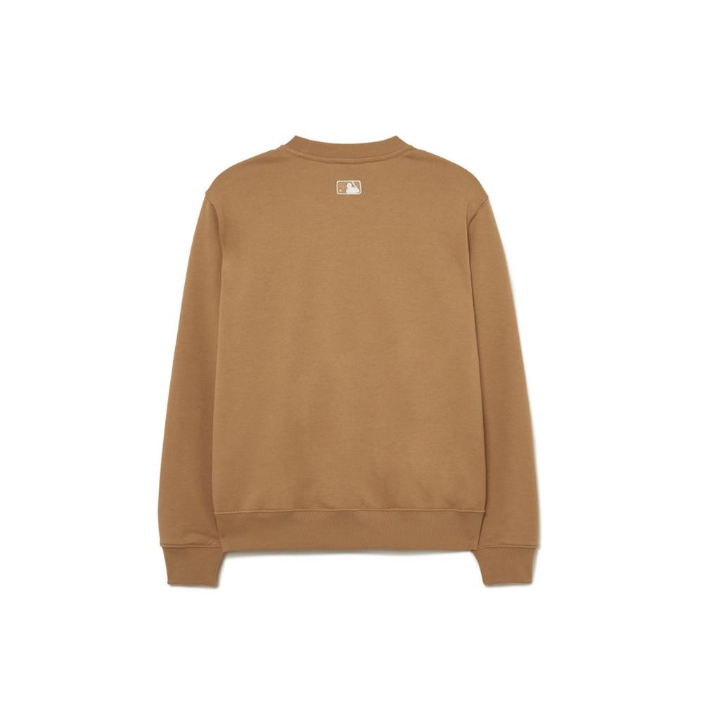 MLB Sweatshirts Unisex Khaki Crew Neck Moderate Regular 3AMTH0234-43SAD