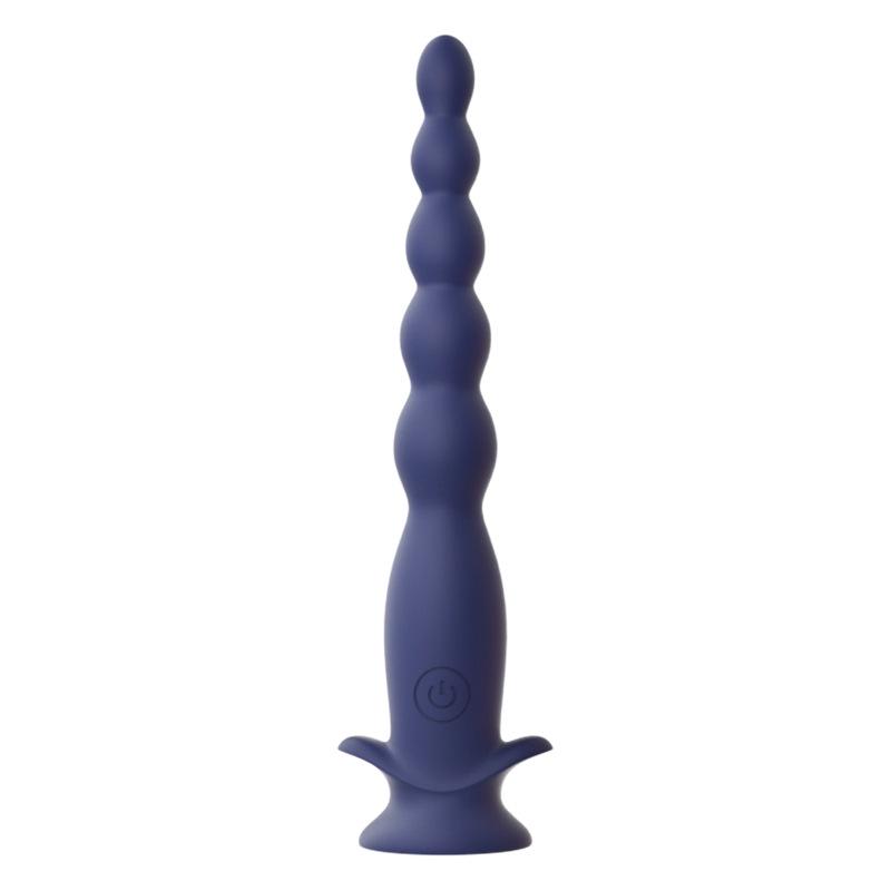 Vibrating Anal Beads with Suction Cup for Newbies - SM Adult Toy Dilator