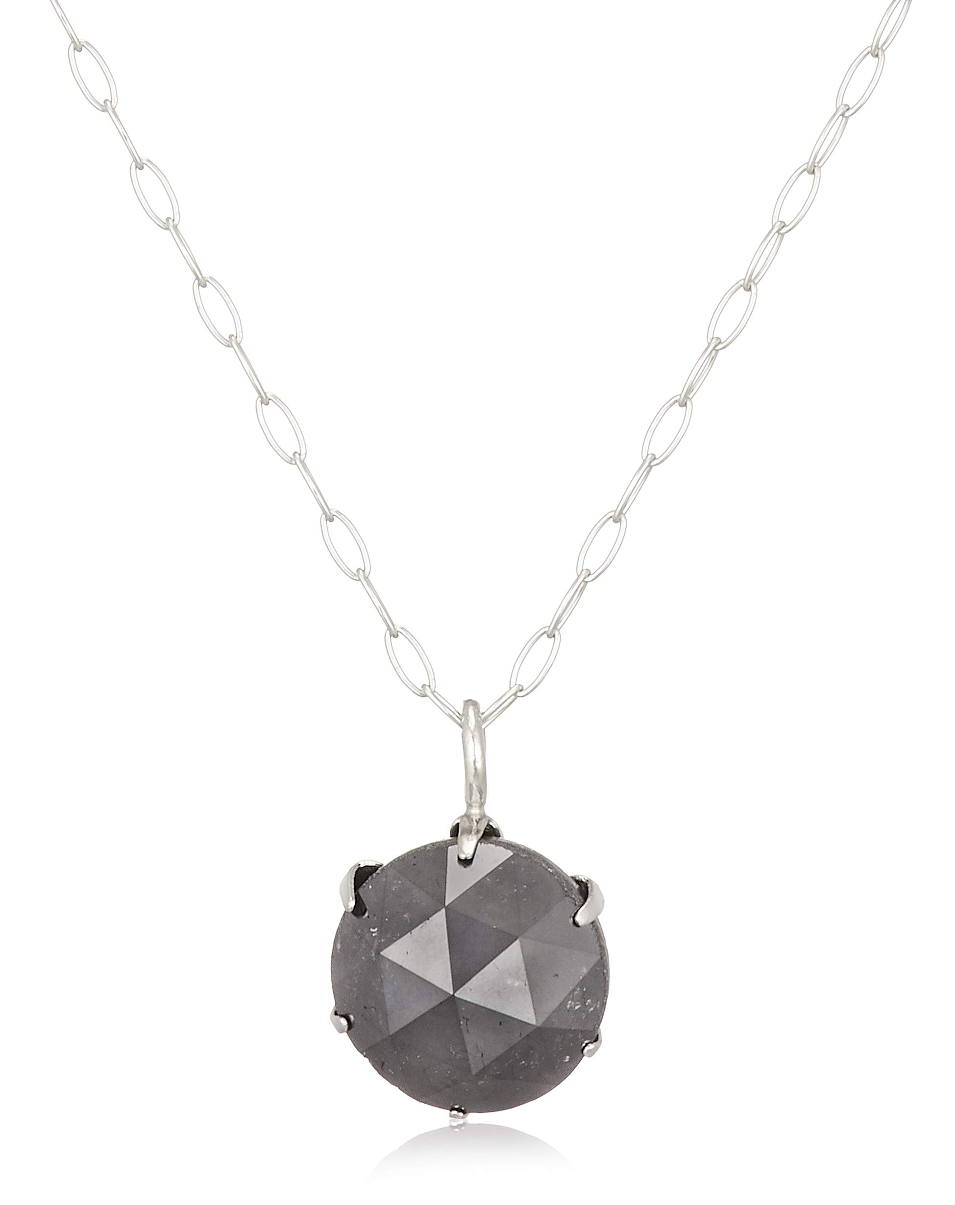 

Platinum Black Diamond Necklace D13007186 [D-COLLECTION] D-COLLECTION 1.0ct