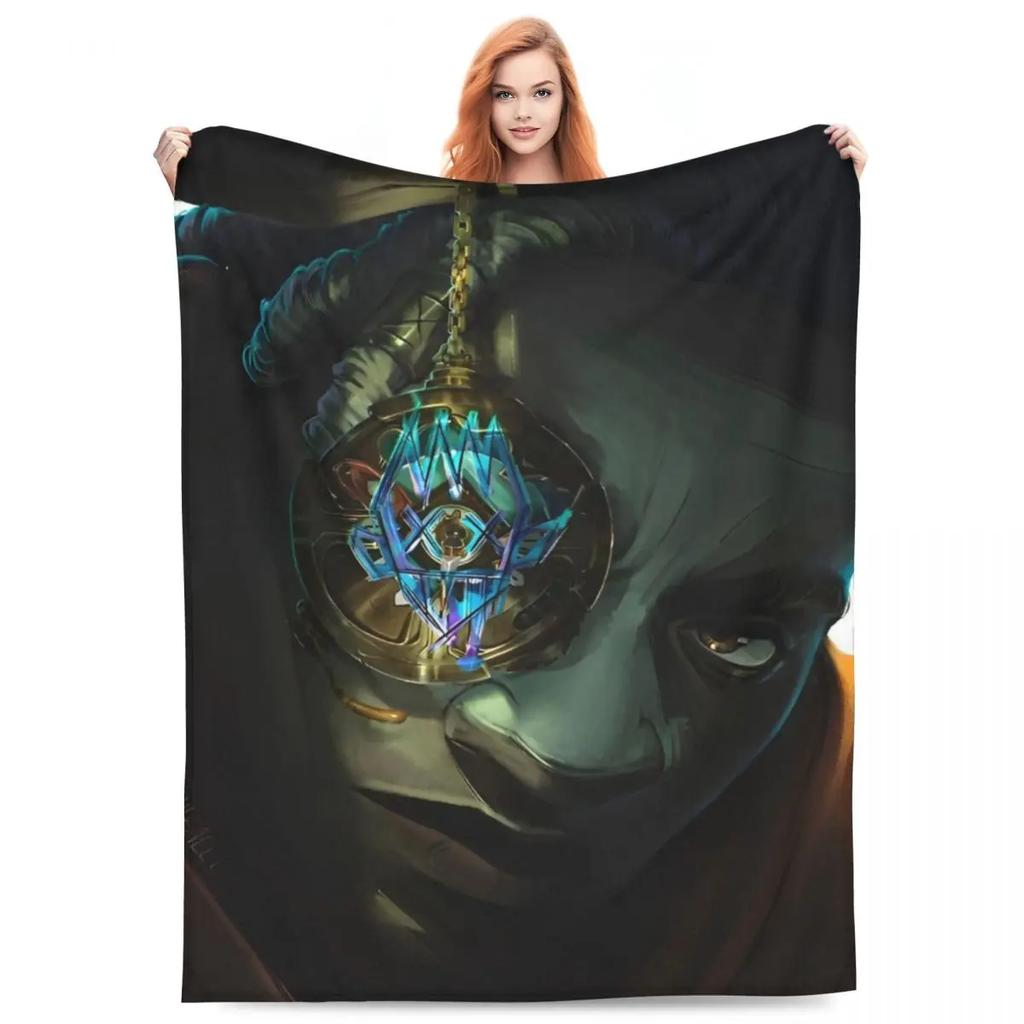Caitvi Arcane Blankets Action Adventure Wool Awesome Warm Throw Blankets for Chair Covering Sofa Decoration