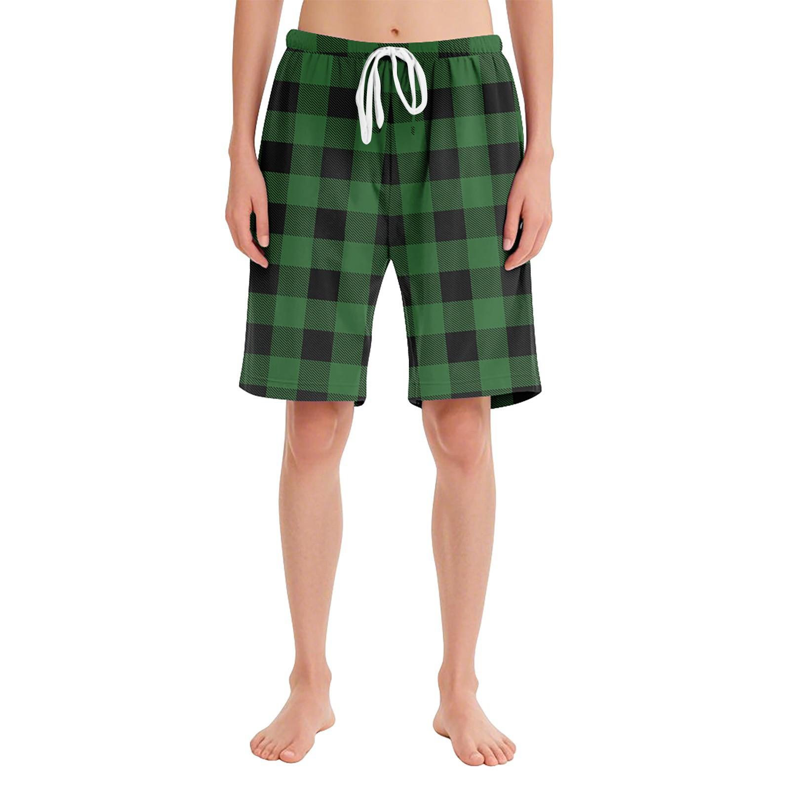 

Женские пижамные шорты с поясом для сна S зелёный