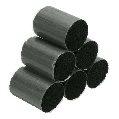 PATIKIL 6 Rolls Latch Hook Latch Hook Kit Yarn Hook Rug Making Crochet Bundle for Adult Tapestry DIY Dark Gray Yarn, Pre-Cut Beginners, Craft,