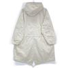 MHL. 596-2110500 Ivory Washed Cotton Nylon Snow Parka Jacket S IvoryUsed