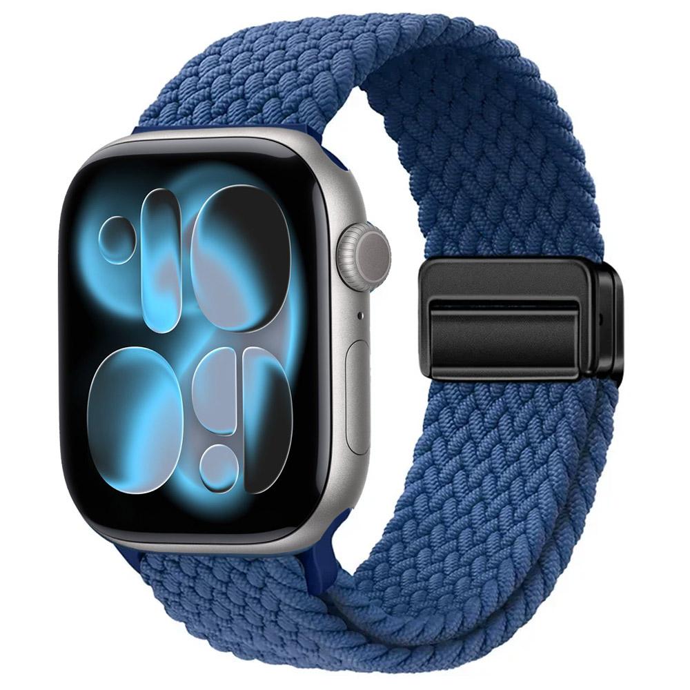 Nylon Strap for Apple Watch 11 10 46mm 42mm/Ultra 3 2 1 49mm Magnetic buckle Wristband iWatch 9 8 7 6 5 4 SE 45mm 44mm 41mm 40mm