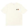 Maison KiTsune Men Double Fox Head PaTch ShorT Sleeve T shirT Om011cfkj7025 P702