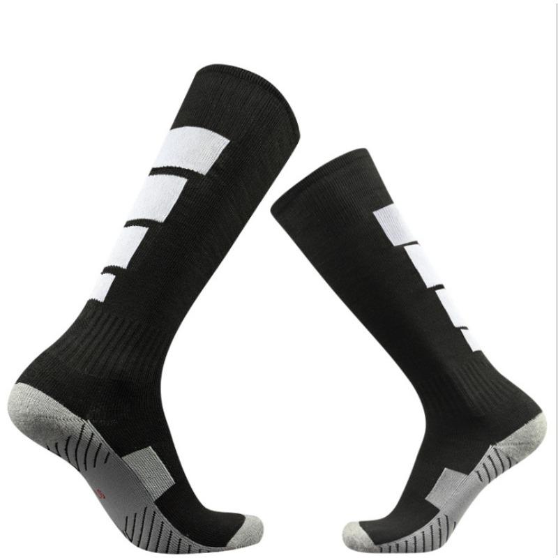 

Football Sports Stockings, Adult Thickened Non-slip Towel Bottom Sports Socks, Breathable Towel Socks average size