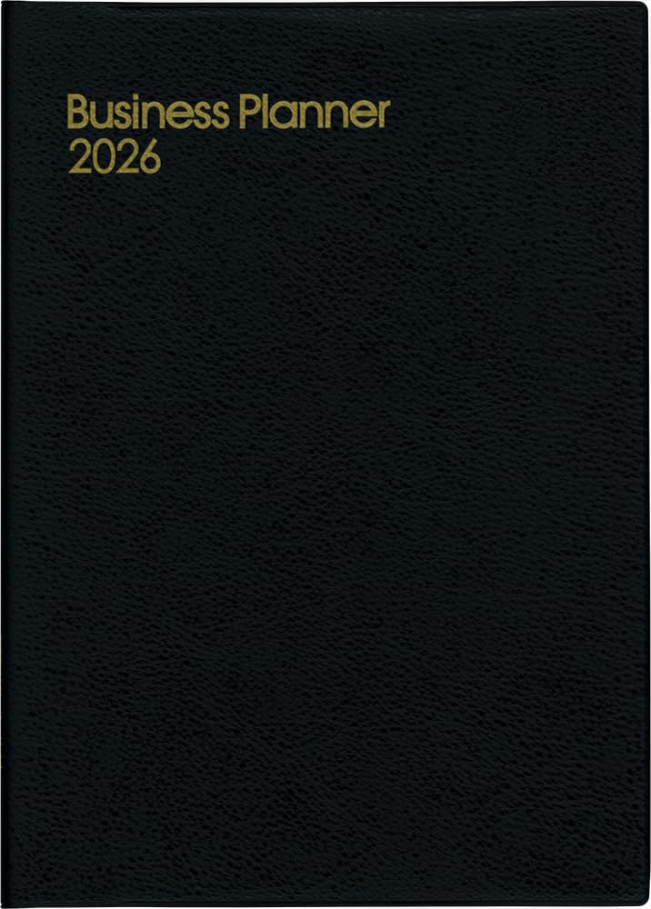 

Hakubunkan 2026 B5 Weekly Business 67 January Planner, Black, No. (Starting 2026) чёрный