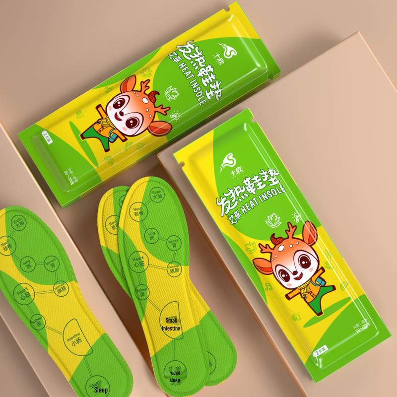 Shixin Deer Pattern Self-Heating Insoles