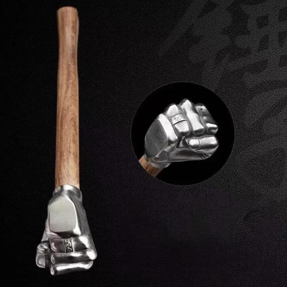 Edelstahl Faustförmiger Hammer Tragbar Outdoor Auto Montiert Multifunktionales Fensterbrechwerkzeug Handwerkzeuge Werkzeug Hardware