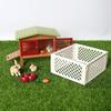 Chicken Rabbit Farm Henhouse Model Cute Animal Ranch Model Toy  Playset For Kids