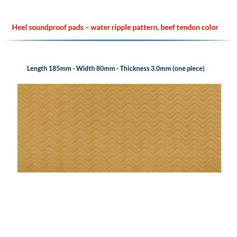 1PC Non-Slip Rubber Shoe Repair Patch, Wear Resistant Replacement Heel Outsole Pad, Universal Footwear Insoles for Men Women