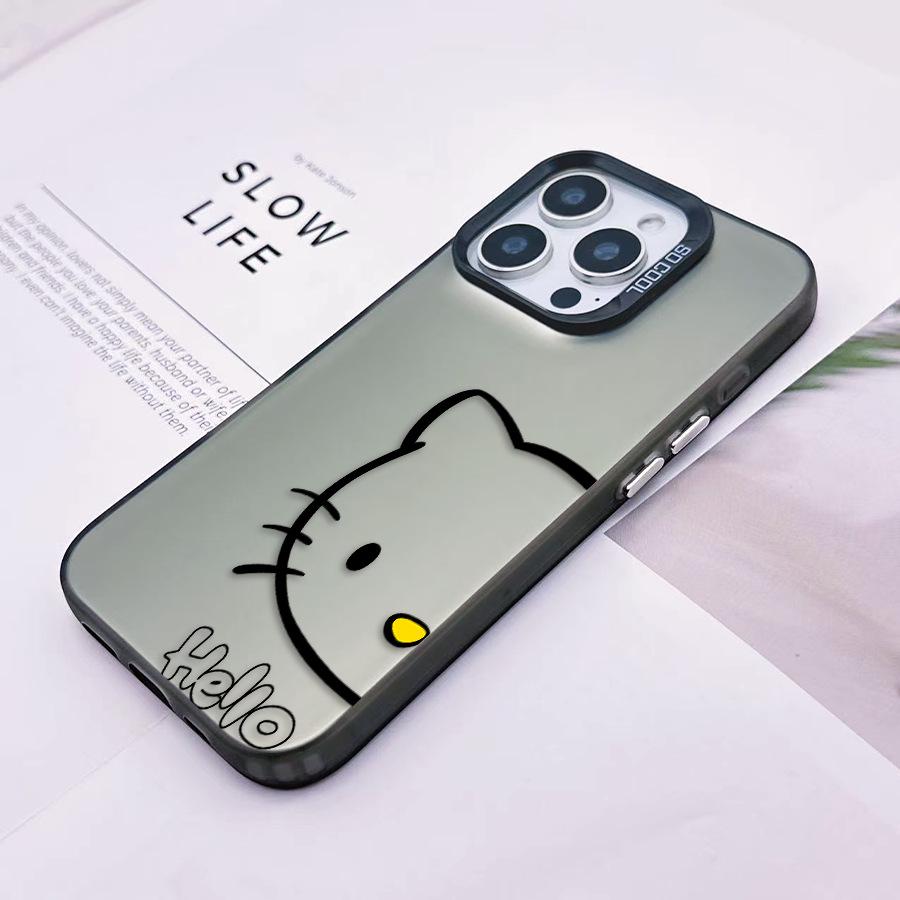 Sanrio Hello Kitty Cute Black Phone Case for Apple 11