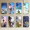 Violet And G-Gilbert Phone Case For iPhone17,16,15,14,13,12 Plus,Max Soft Silicone Black Cover